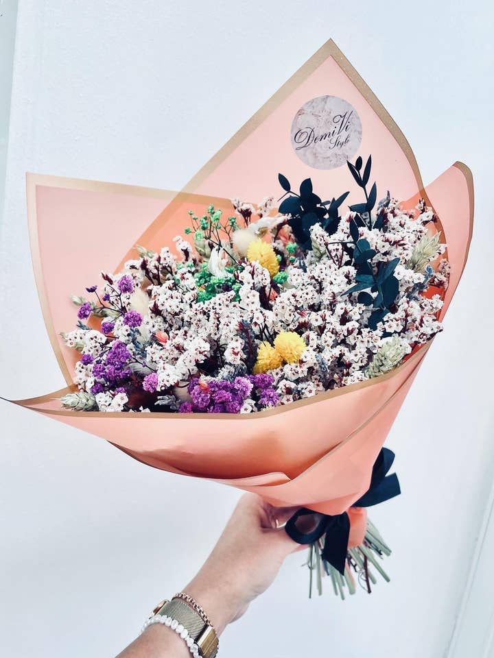 Wildflower Bouquet/ Dried Flower Bouquet/ Gifts For Her / Dry Flower Bouquet / Wedding bouquet / Dried flower arrangement/ Rustic for wholesale by DemiVi Style