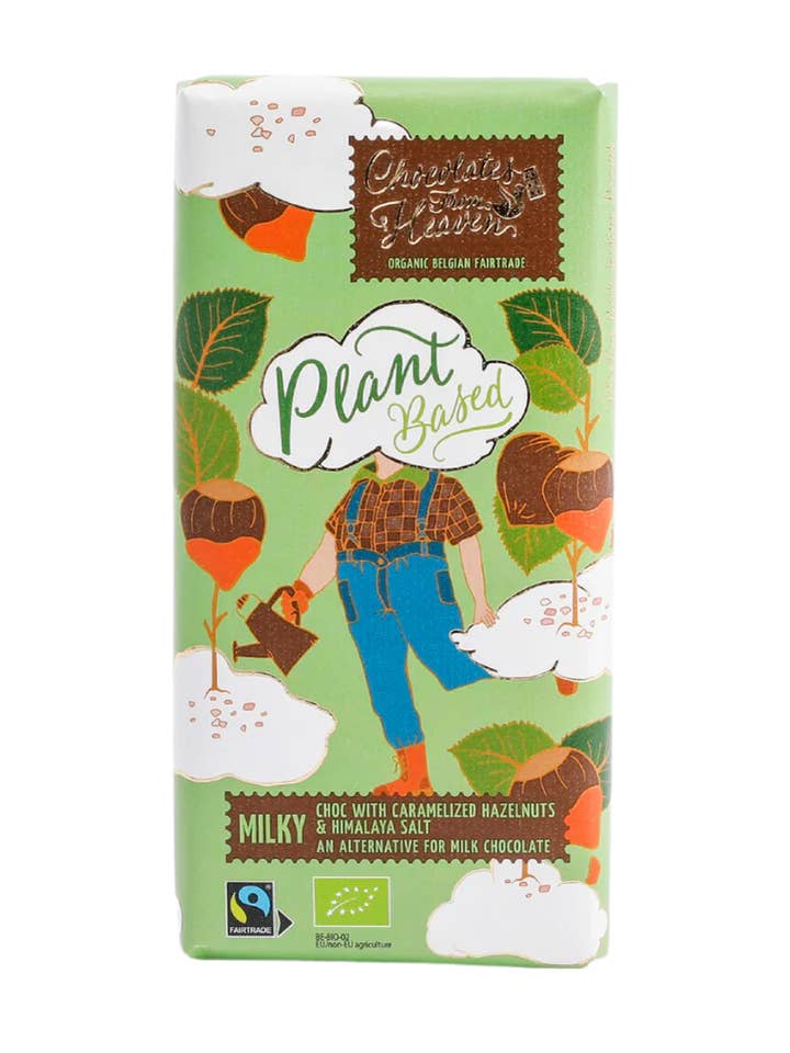 Chocolates Heaven Rice Milk Caramel Nocciole Sale (12X100G) per la vendita all'ingrosso da parte di Chocolates from Heaven