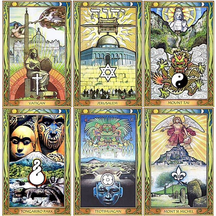 Microcosm Publishing & Distribution - Wholesale Tarot Cards - Sacred Sites Oracle Cards: Harness Earth's Spiritual Energy2
