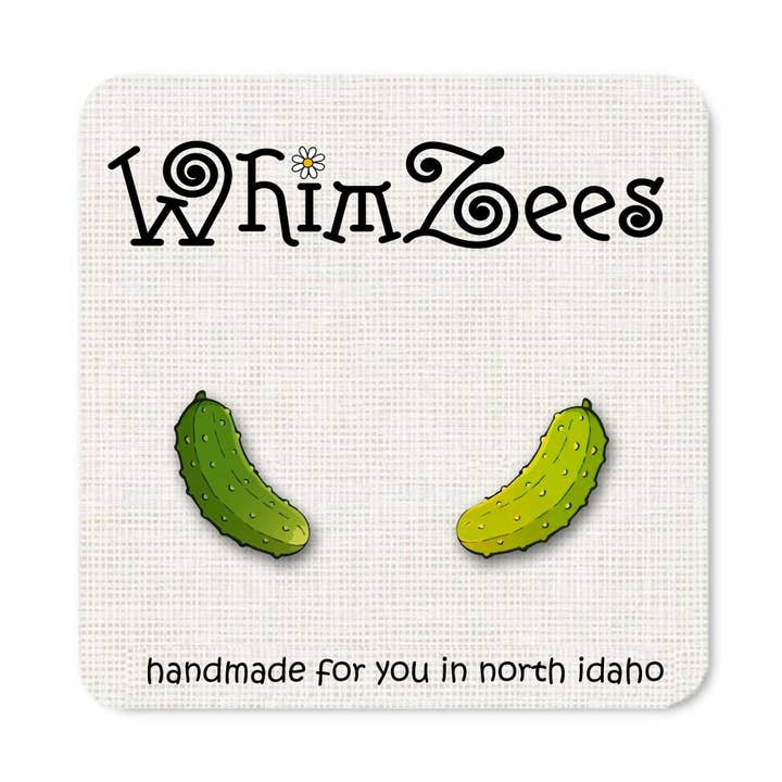 Boucles d'oreilles Cornichon W285 pour la vente par WhimZees