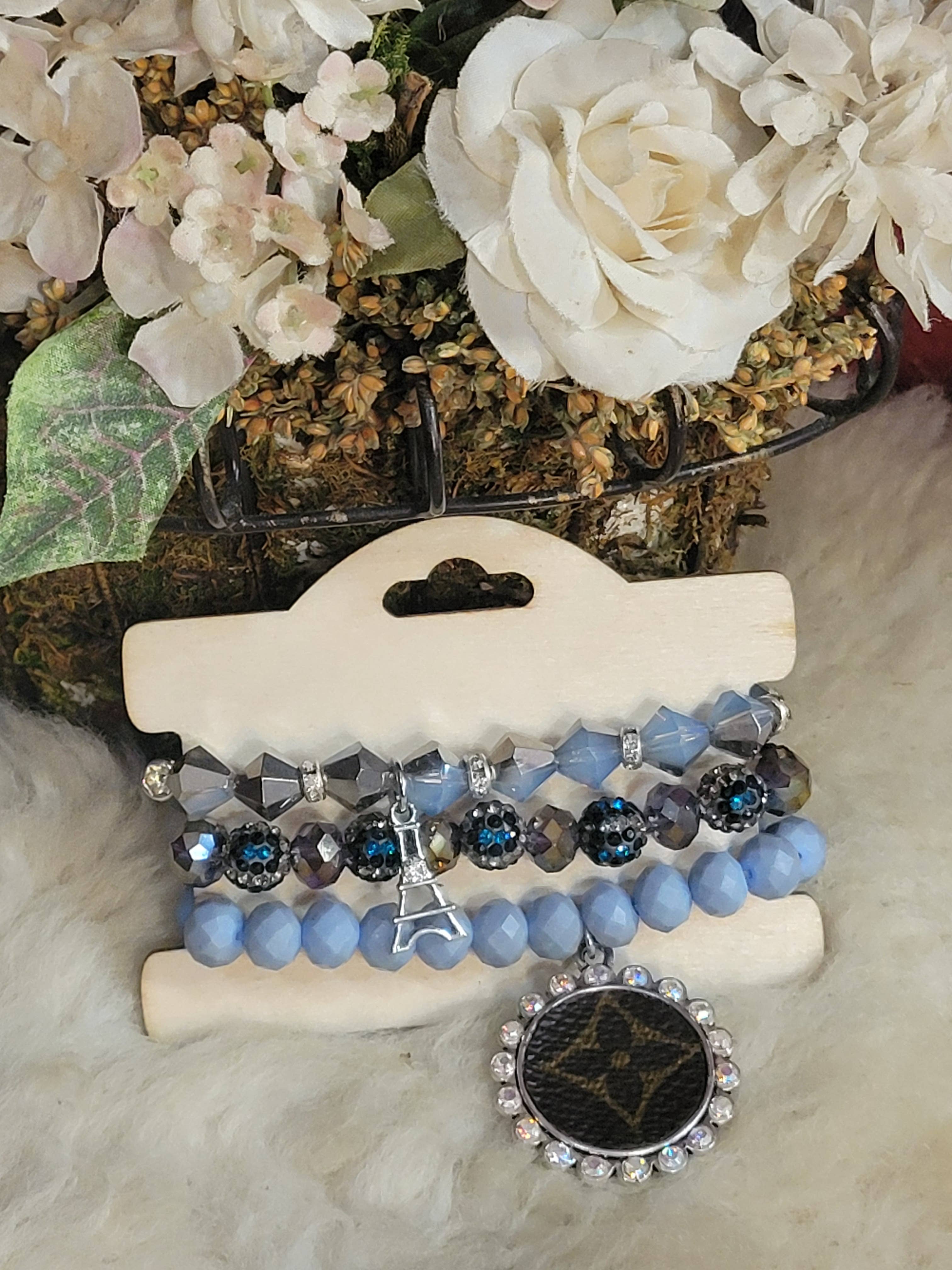 Upcycled Always & Forever accessories - Wholesale Jewelry Set - Upcycled small stacks - last ones available 6