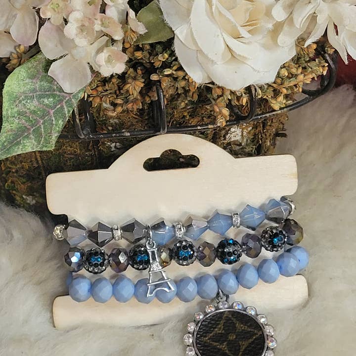 Upcycled Always & Forever accessories - Wholesale Jewelry Set - Upcycled small stacks - last ones available 6