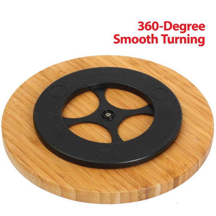 YBM HOME INC. - Wholesale Lazy Susan - Bamboo Wooden Lazy Susan Turntable in 4 sizes