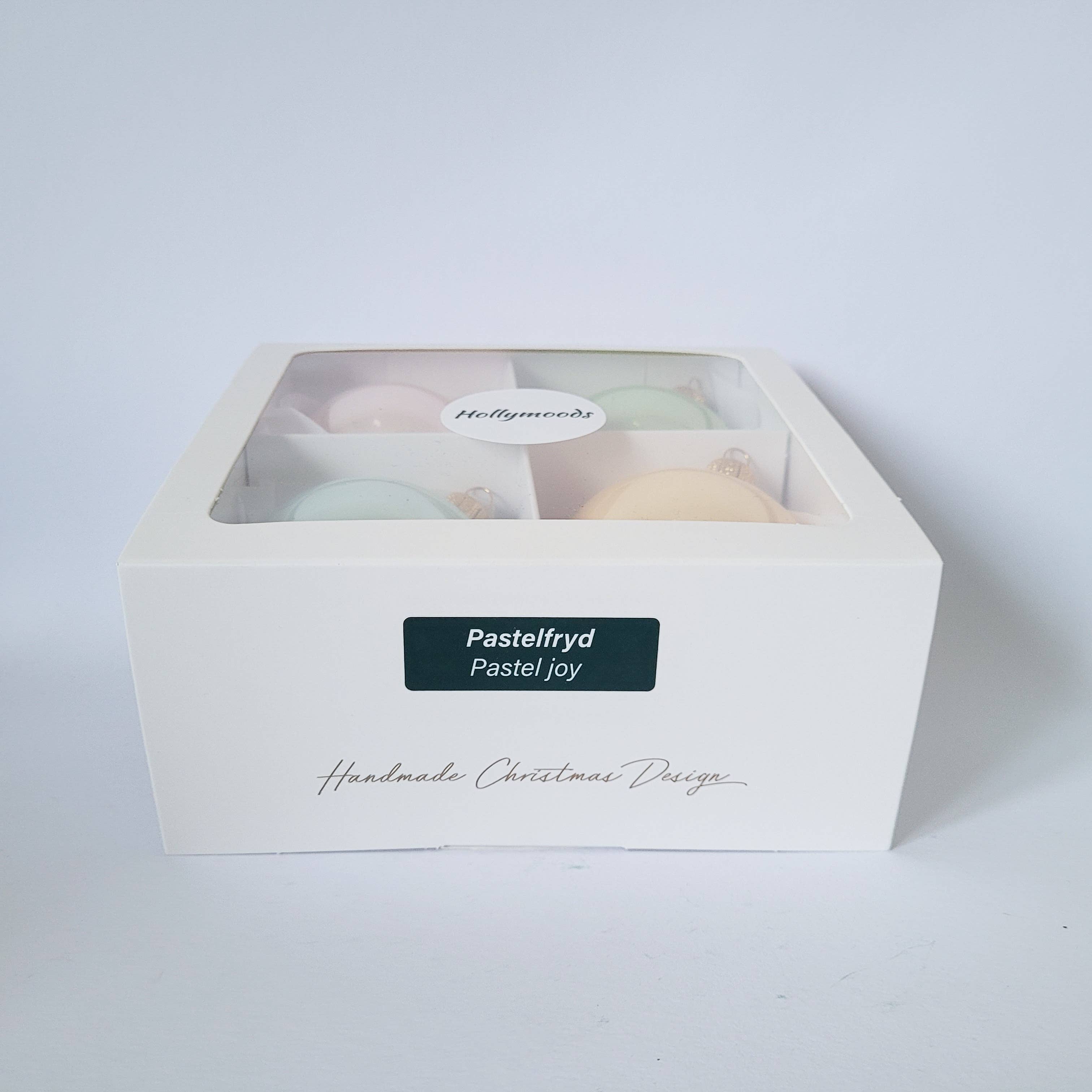 Hollymoods - Wholesale Ornament set - Pastel Joy - set of four Christmas baubles5