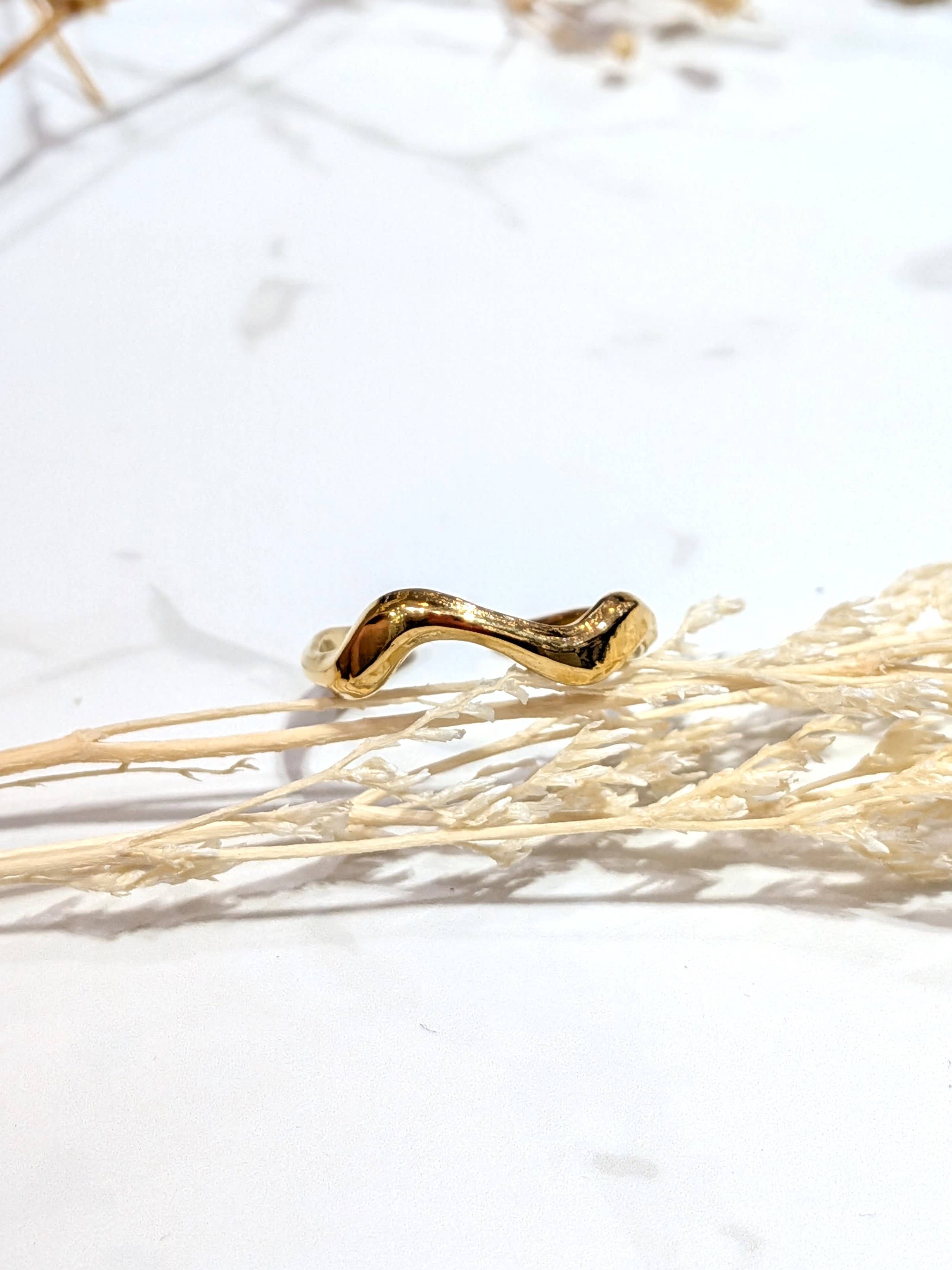 LOLO & YAYA - Wholesale Engagement Ring - Thaïs adjustable ring in stainless steel0