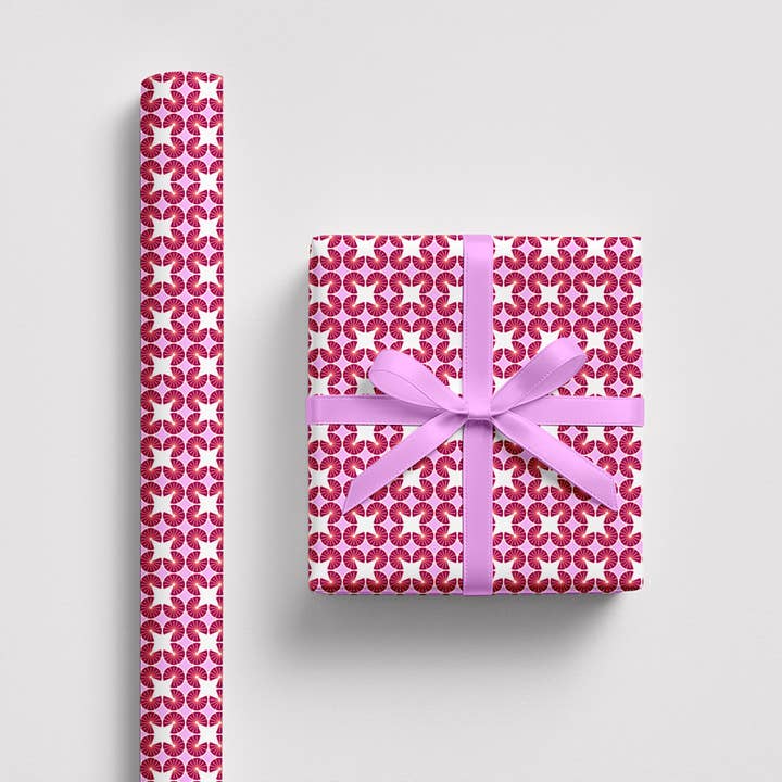 Starburst presentpapper för wholesale av Lovely Print Co.