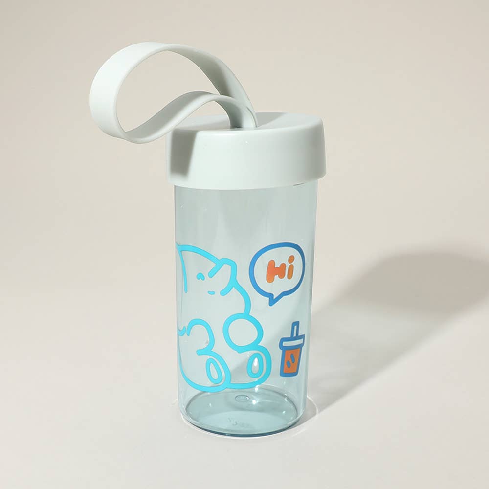 Sensibling Corp. - Wholesale Waterfles - Kinder Dieren Geprinte Transparante Waterfles Draagbare Tumbler1