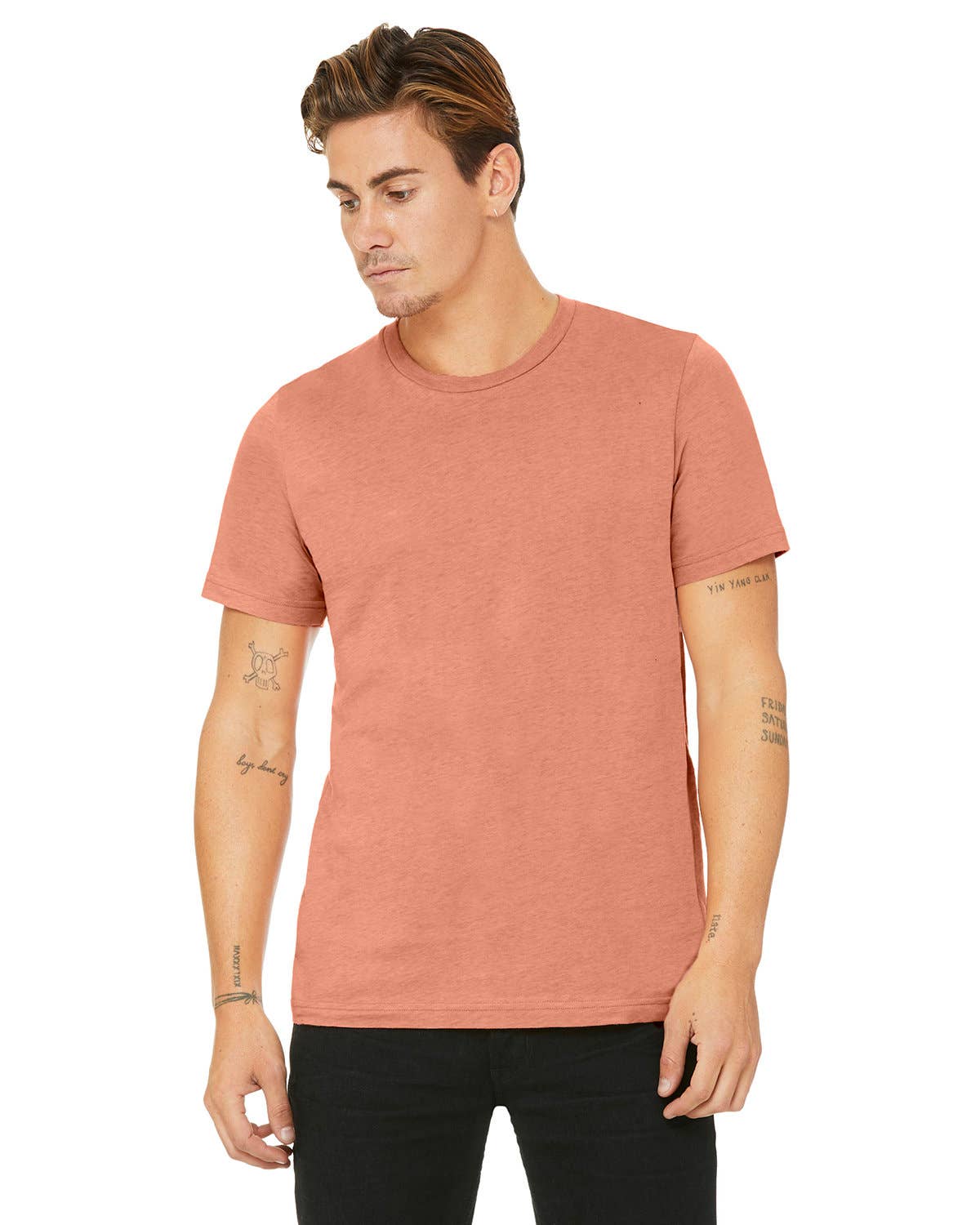 Total Apparel - Wholesale T-Shirt - Men's - Bella + Canvas Unisex Heather Blank CVC T-Shirt | 3001CVC52