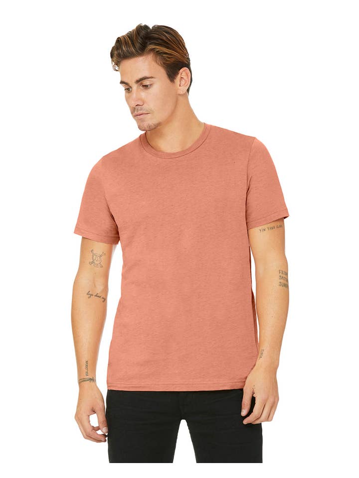 Total Apparel - Wholesale T-Shirt - Men's - Bella + Canvas Unisex Heather Blank CVC T-Shirt | 3001CVC52
