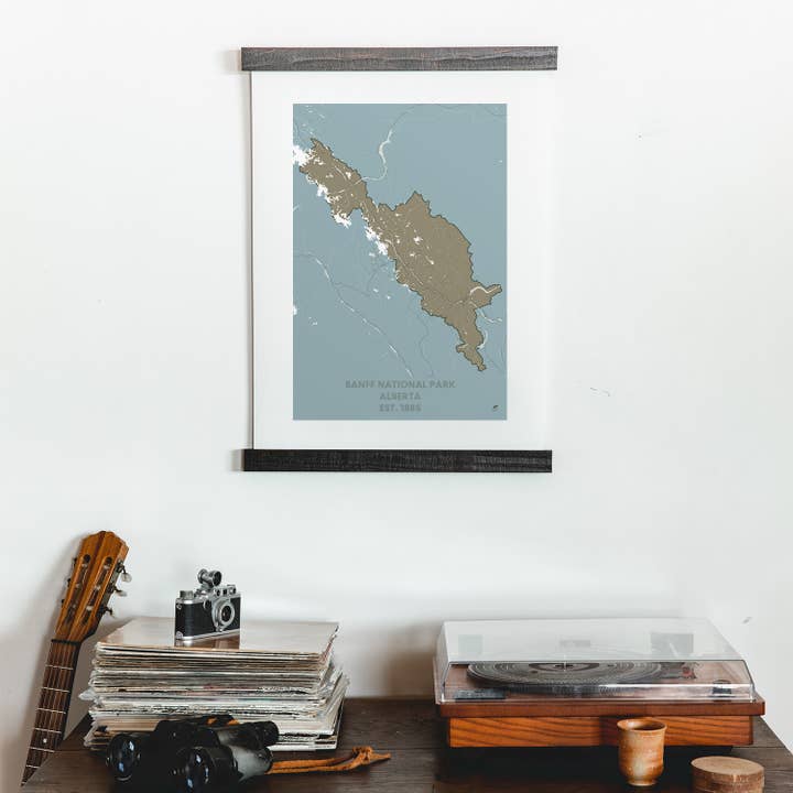 Muir Way - Vente Cartes - Carte du parc national Banff1