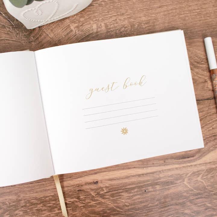 bloom daily planners - Wholesale Guest Book - Linen Guest Book8
