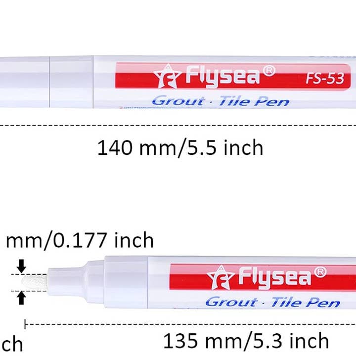 Crover - Wholesale Craft Tool - White Grout Restorer Pen for Tile Wall Floor1
