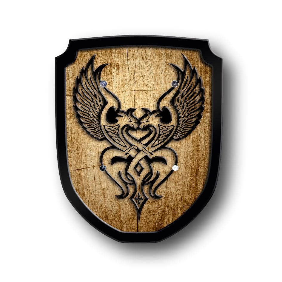 Challenge and Fun, Inc. - Wholesale Wood Toy - Kids - Wooden Play EscutcheonShields  - Germany (Multiple Styles)4