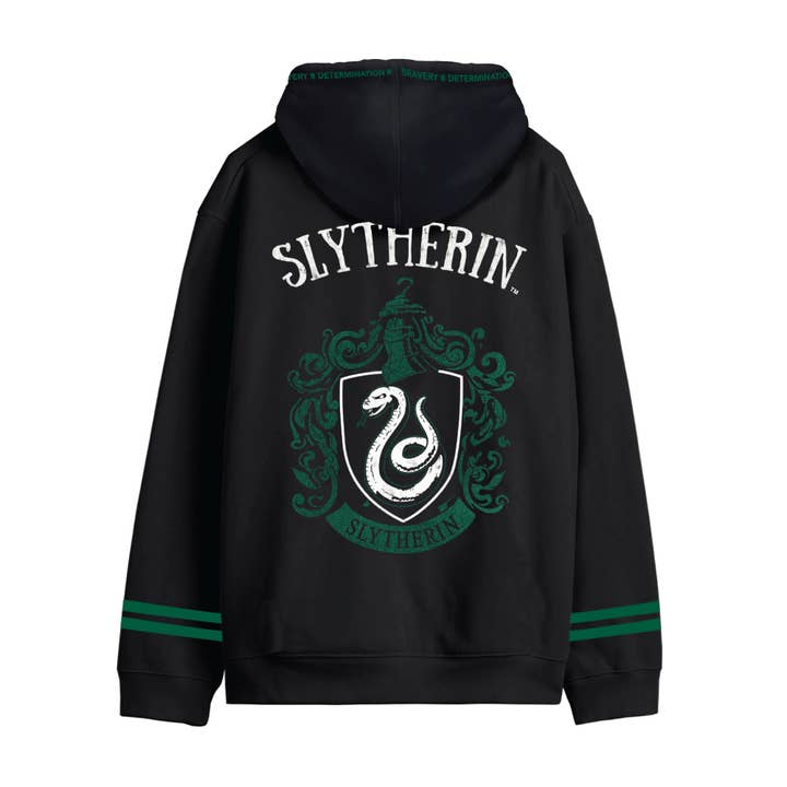 Harry Potter Slytherin Crest Black and Green Sweatshirt for wholesale by COTTON DIVISION
