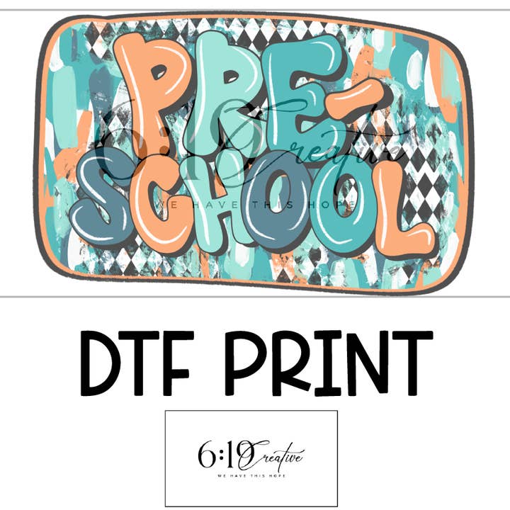 Impresión DTF para niños preescolares para venta al por mayor de 6:19 Creative