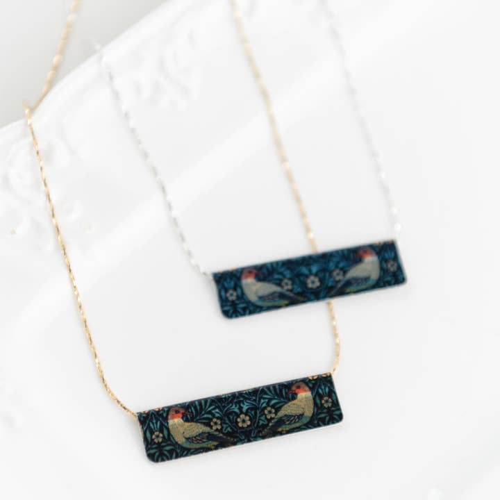 Songbirds Reversible Bar Necklace for wholesale by Giftologie