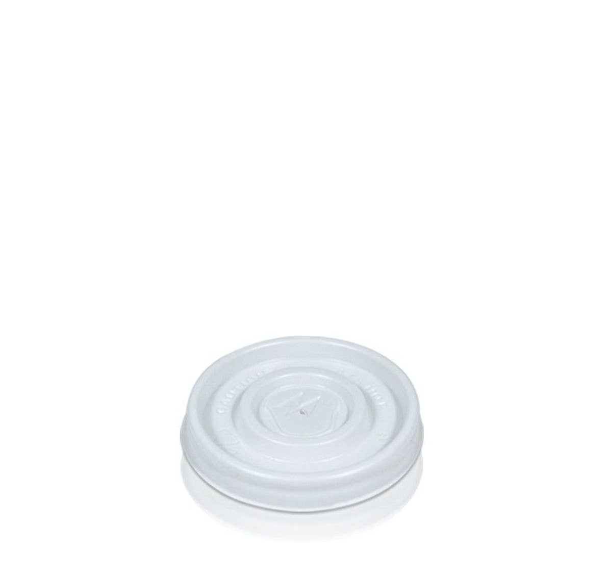 Gradisco - Wholesale Drink Lids - CPLA Flat Lid for Coffee Glass 80 ml - 50 pieces0