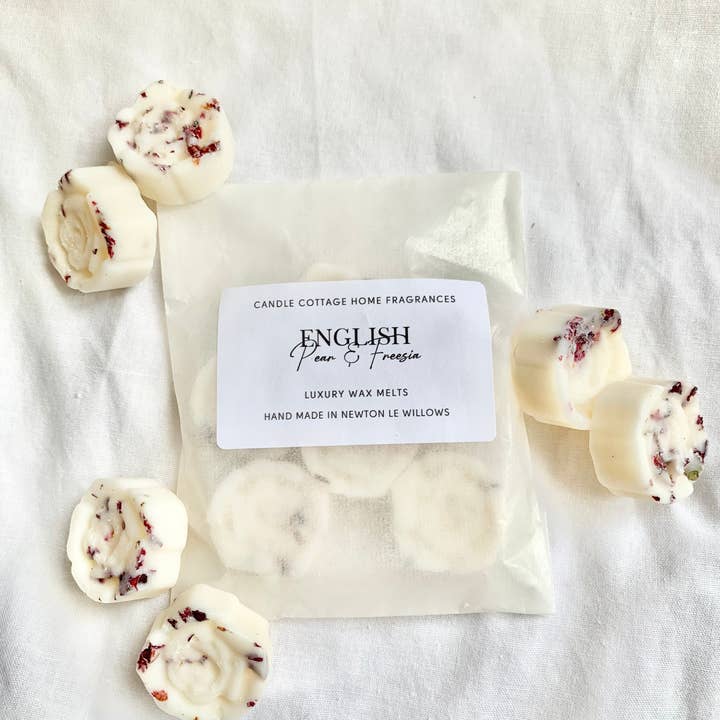 Candle Cottage Home Fragrances – wholesale Wax melt – English Pear & Freesia Botanical Soy Wax Melts3