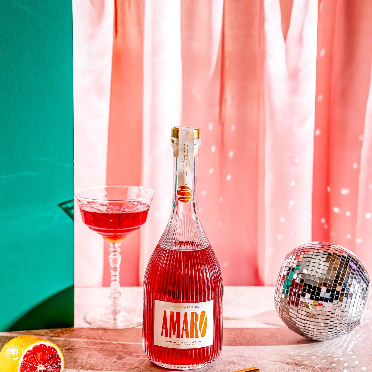 Yes Cocktail Co - Wholesale Non-Alcoholic Aperitif/Mocktail - NEW Amarø Non Alcoholic Botanical Spirit Aperitif 5