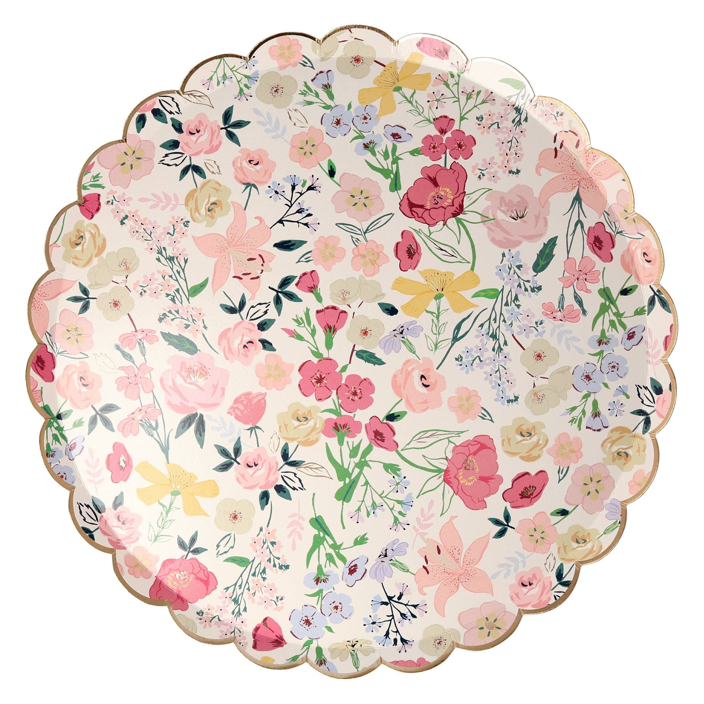Meri Meri - Wholesale Dinner Plate - English Garden Dinner Plates2
