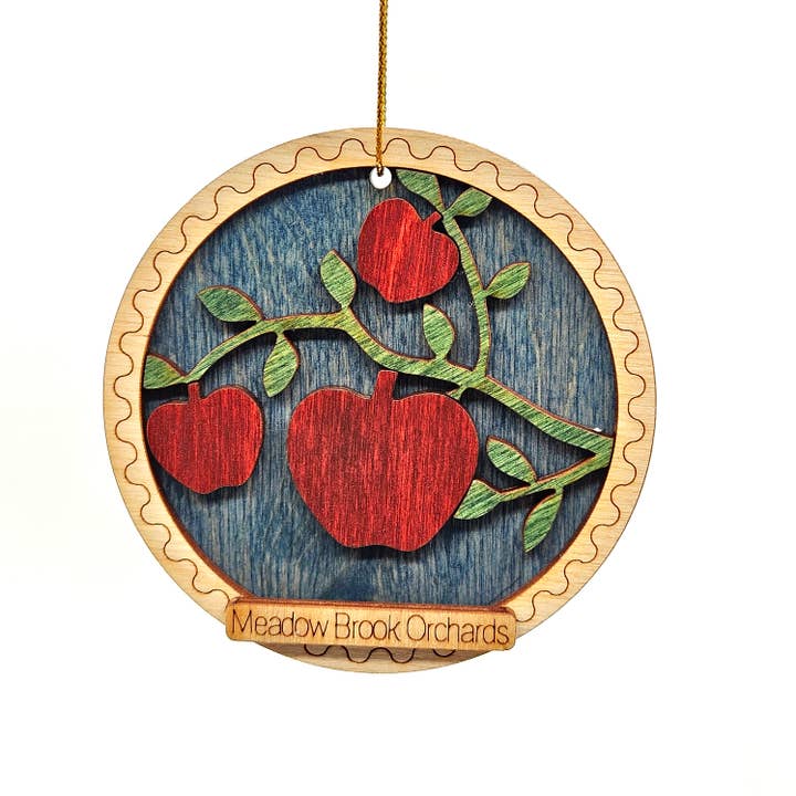Layered Ornament - Apples for wholesale by Made and Assembled