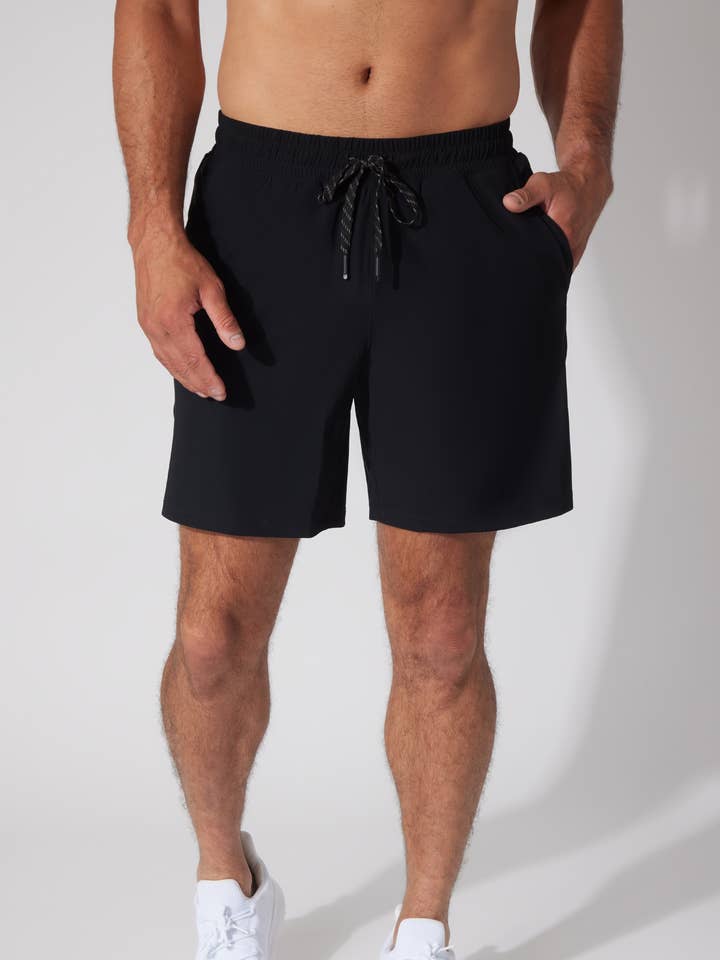 Shorts deportivos tejidos Intensity para hombre con calzoncillo interior para venta al por mayor de 90 Degree by Reflex & Yogalicious