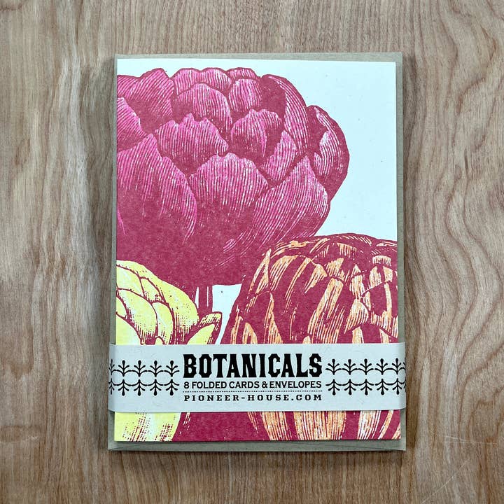 4 Packs Triple Tulips Greeting Cards (32 cards) for wholesale by Pioneer House (formerly Yee-Haw)