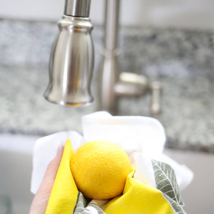Highland Ridge | Handmade Home Decor - Wholesale Tea Towel - Lemon Tea Towel