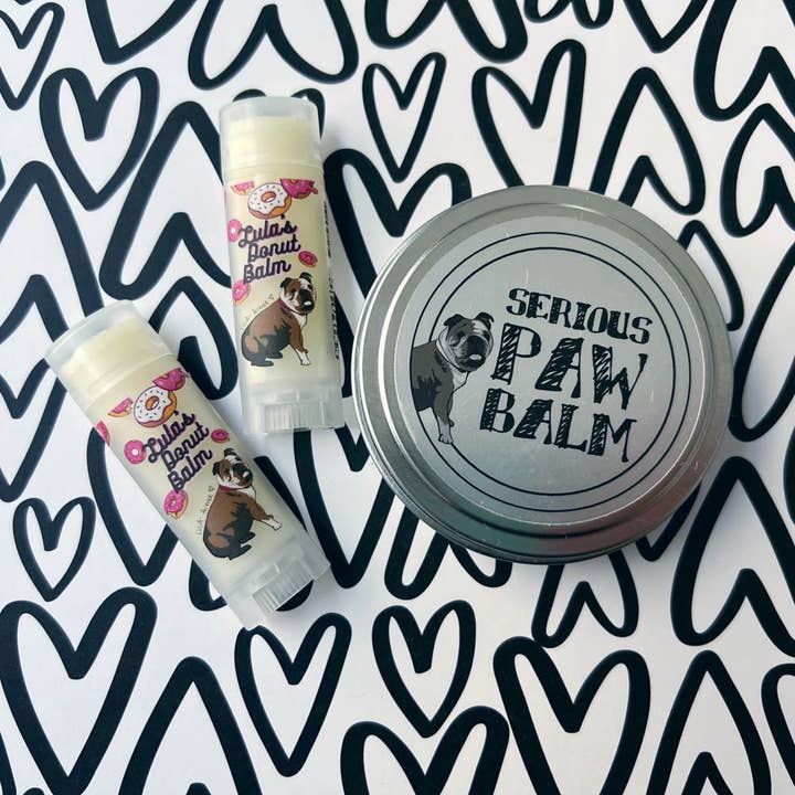 Serious Lip Balm - Wholesale Lip Balm - Our Best Girl - Lula the Bulldog Donut Lip Balm
