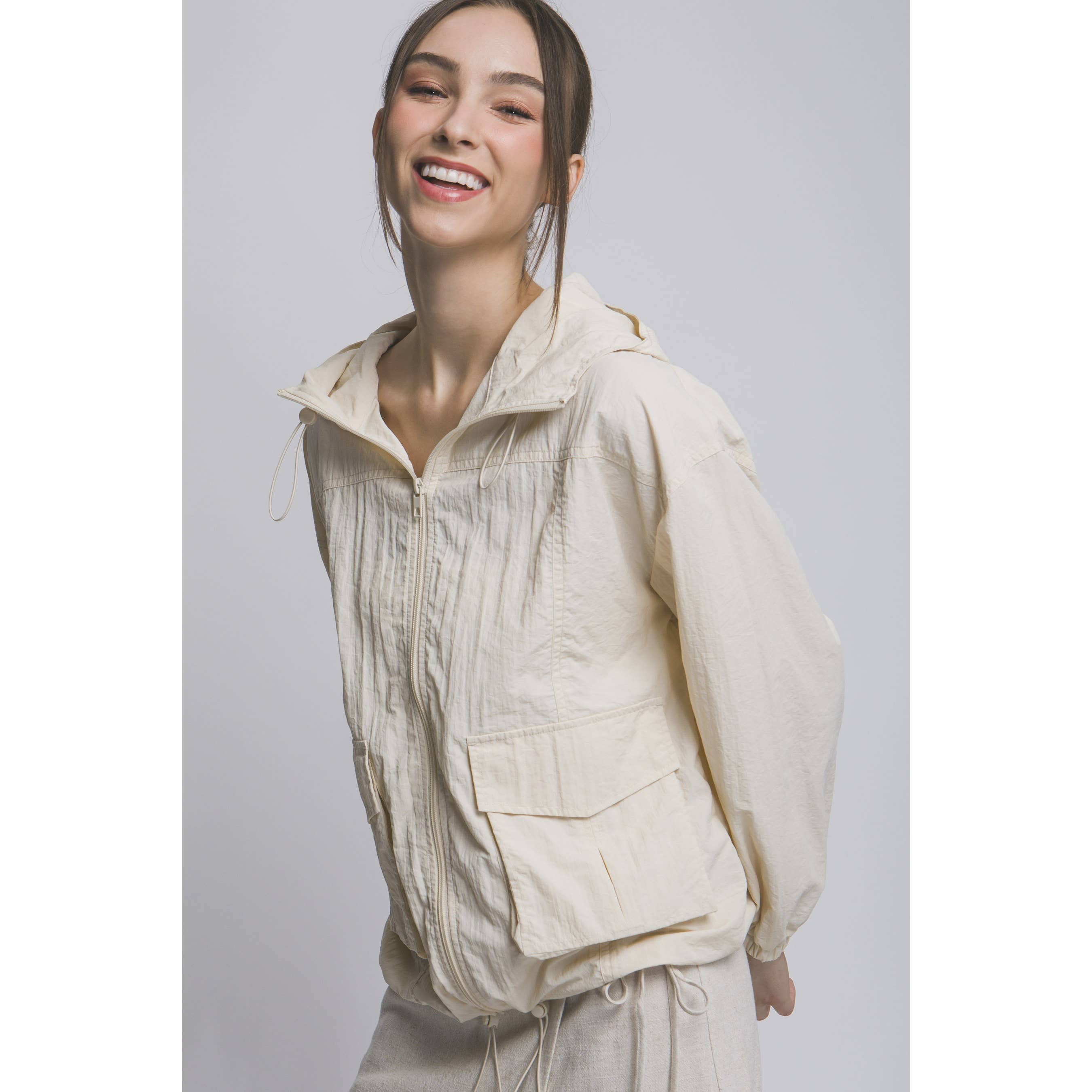 Apolline - Wholesale Windbreaker - Women's - Hooded Windbreaker Jacket with Adjustable Toggles10