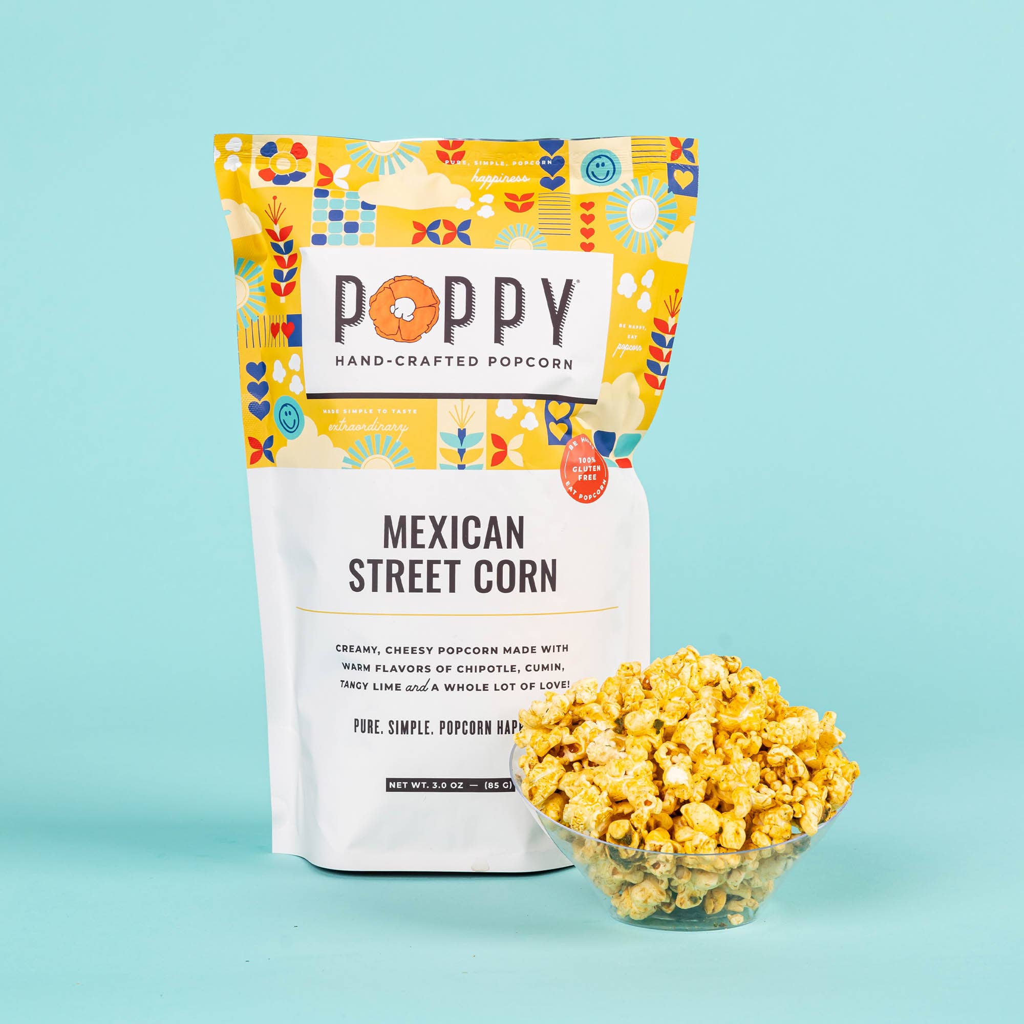 Poppy Hand-Crafted Popcorn - Vente Pop-corn - Maïs soufflé mexicain au maïs de rue1