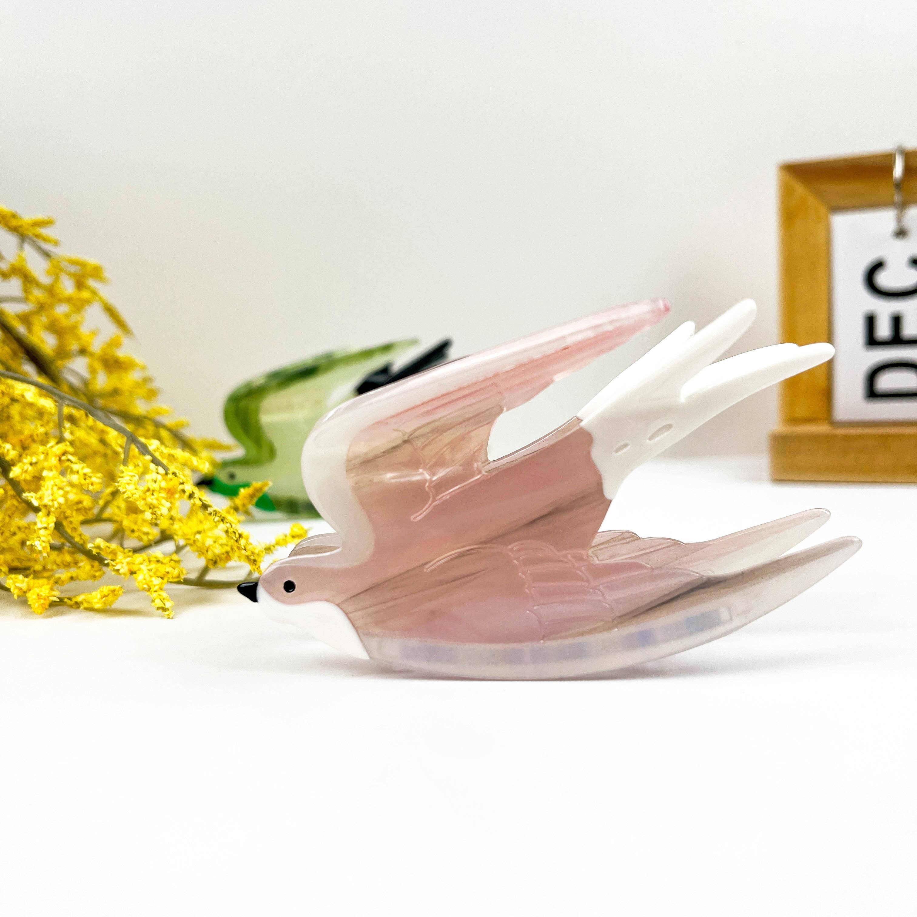 mildstyles - Wholesale Hair Clip - Women's - Swallow Bird Animal Color-Block Acetate Hair Claw Clip8