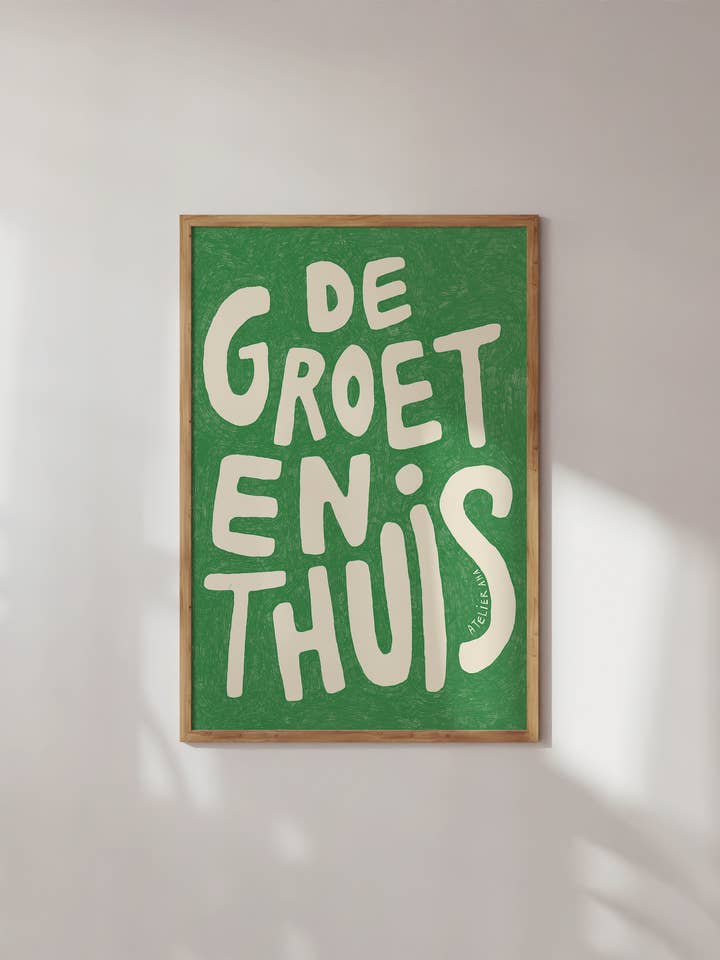 Greetings Home - 30x40cm for wholesale by Atelier Aha