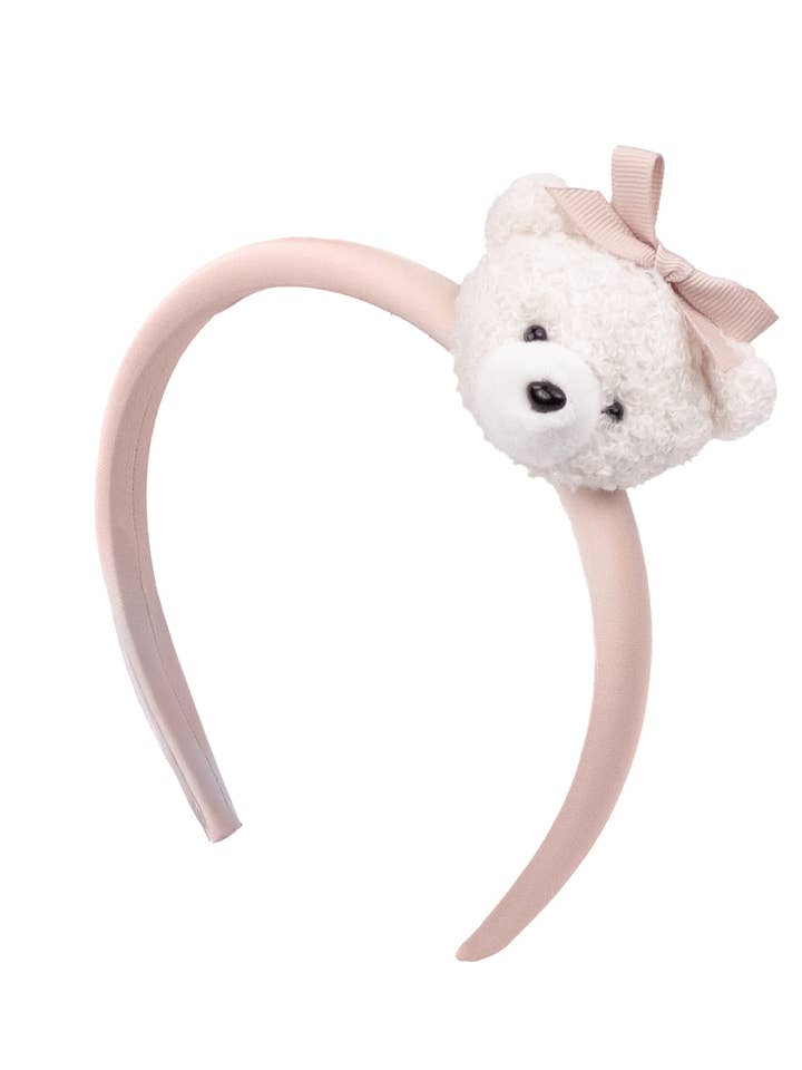 Decorative Headband with a Teddy Klara for wholesale by JAMIKS