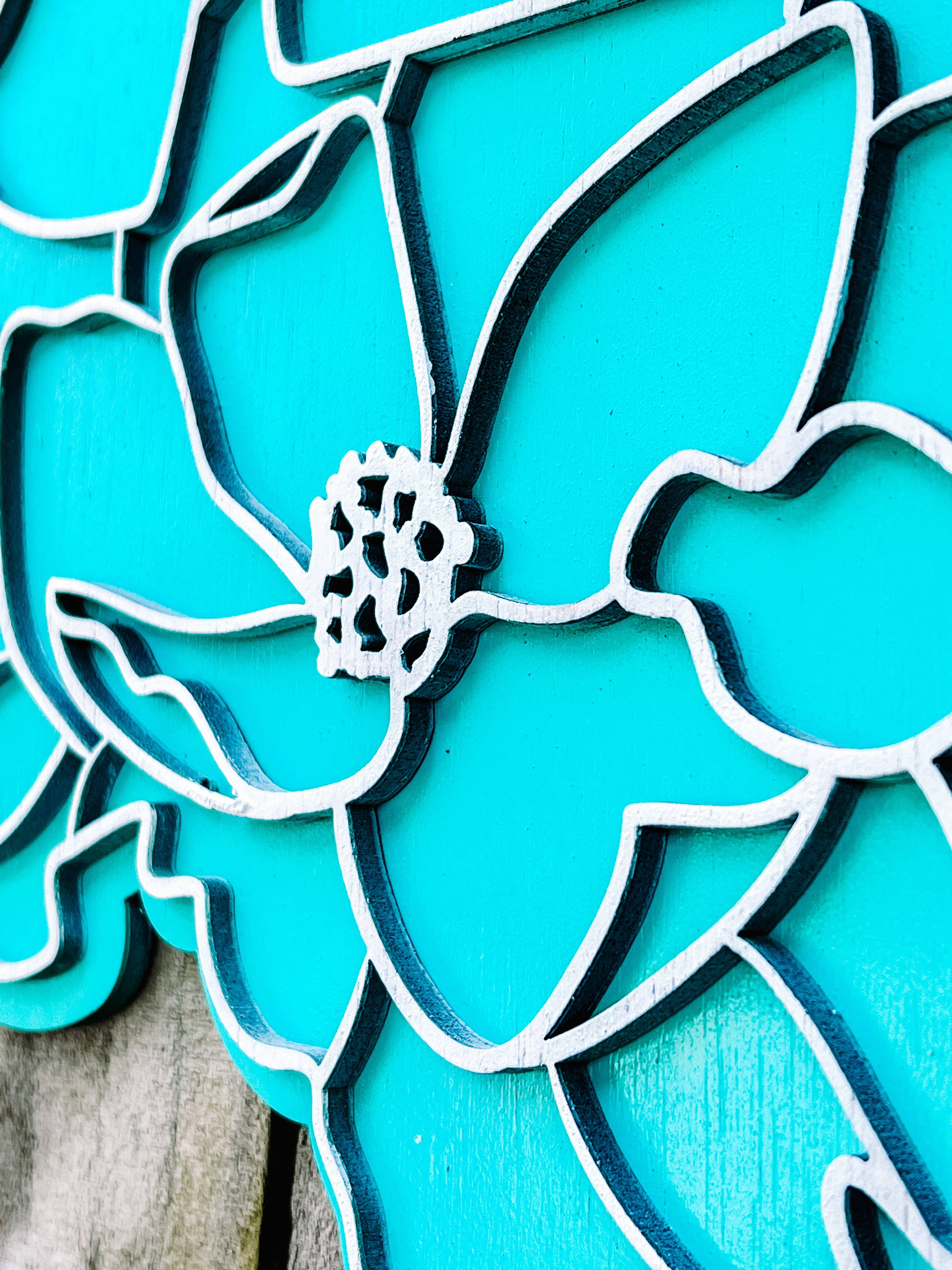 Geaux Magnolia - Wholesale Door Hanger - Louisiana Magnolia 3D Door Hanger3