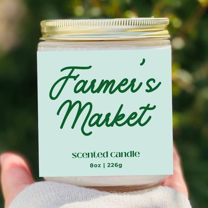 Farmers Market Spring Summer Candle for wholesale by Free Ethos