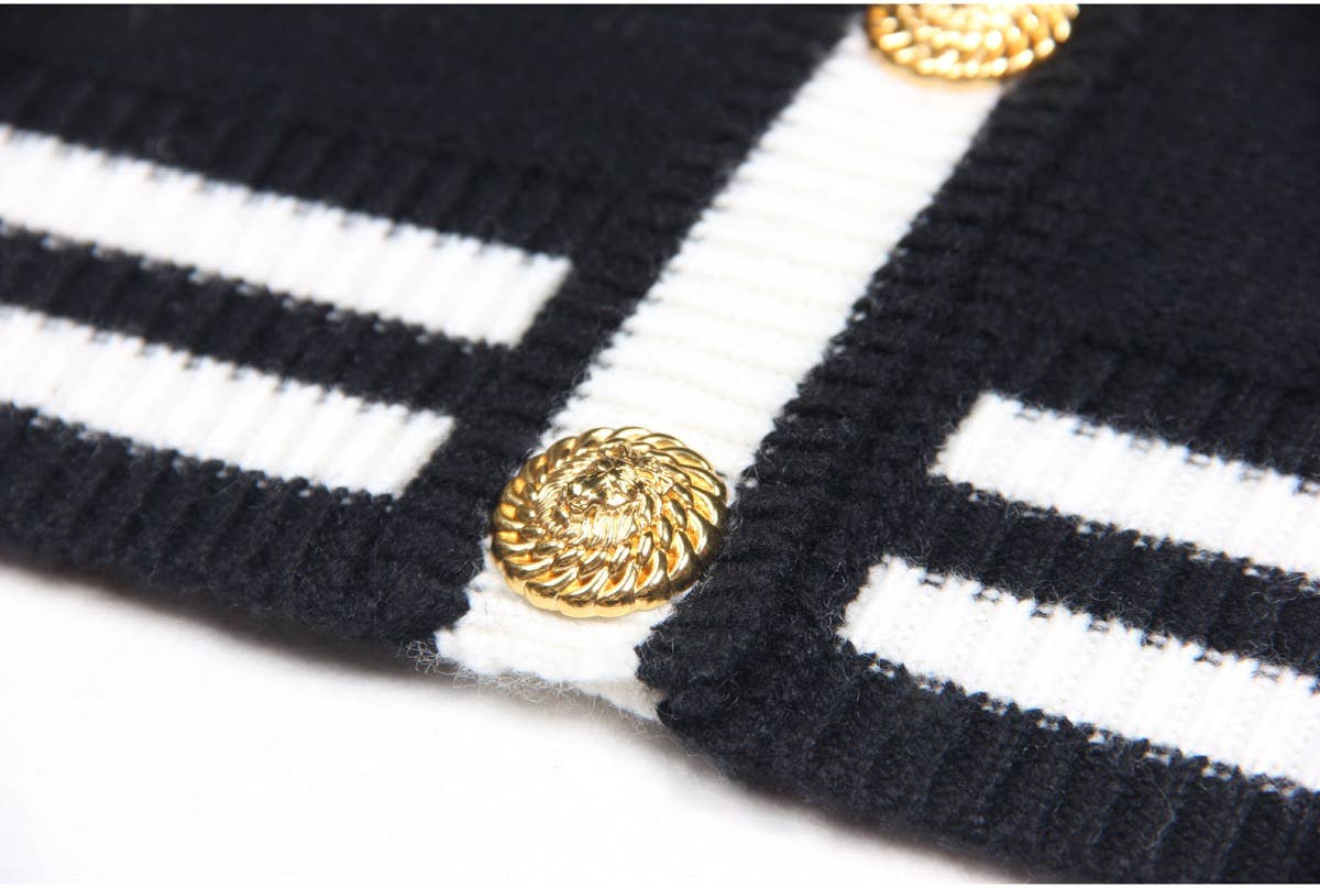 Productseeker - Wholesale Cardigan - Women's - JK029 Chic Star-Pattern Knit Cardigan - Spring/Autumn Top4