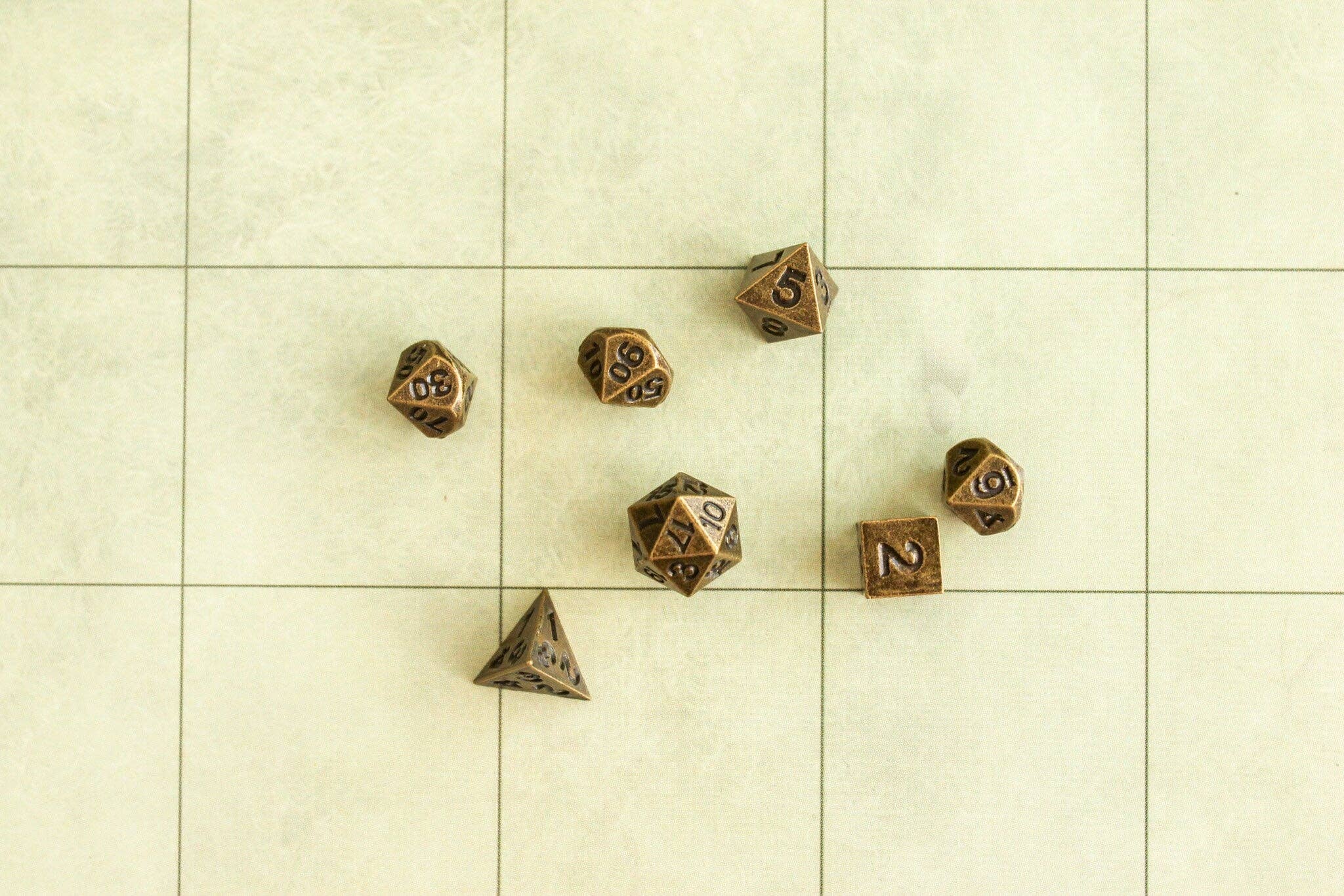 Mystery Dice Goblin - Wholesale Dice - Gold Mini Dice Set6
