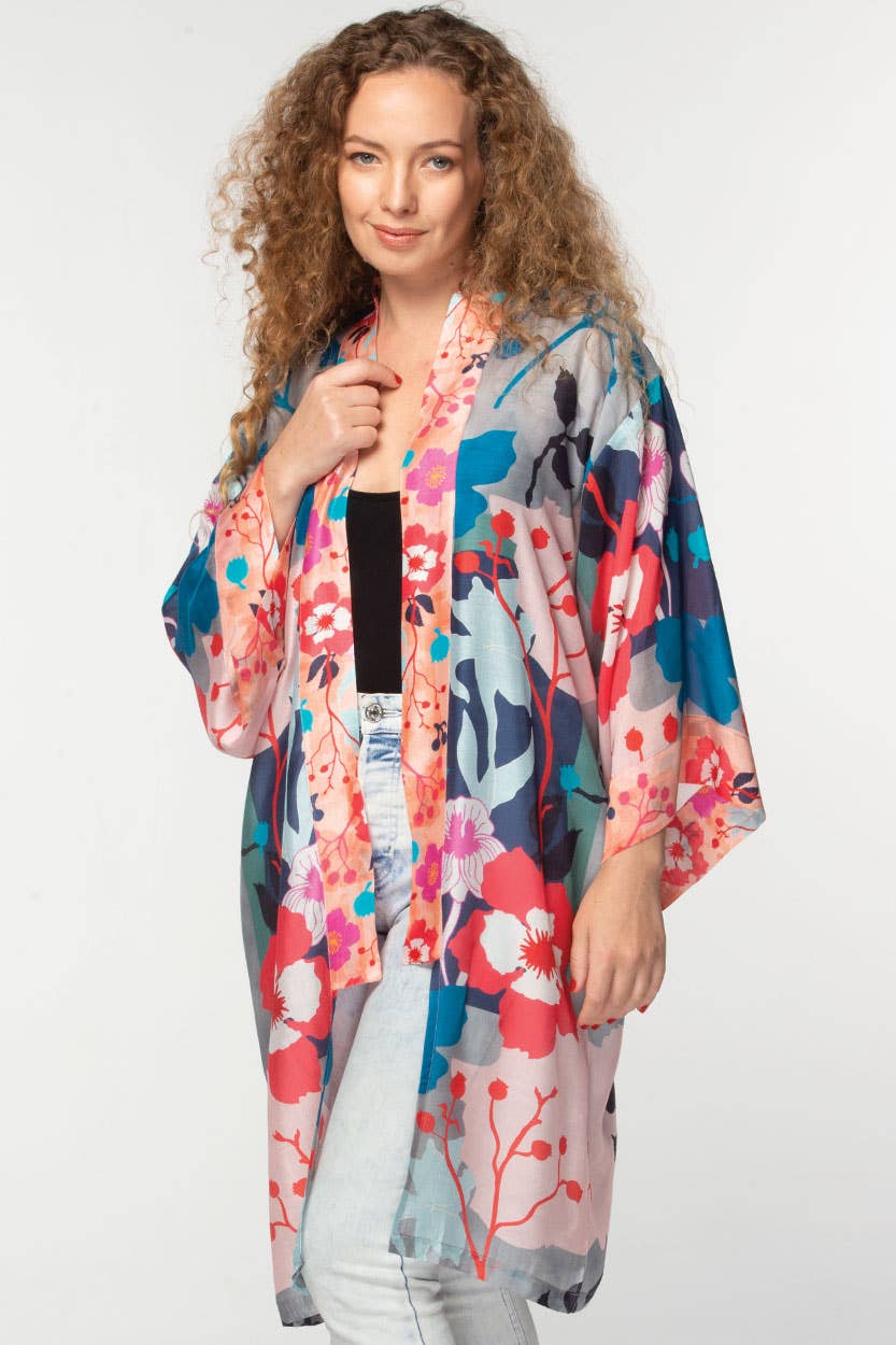 Sevya Handmade - Vendita all'ingrosso Kimono - Donna - Kimono Malini in cupro 100% morbido6