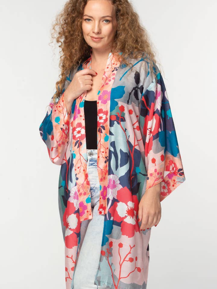Sevya Handmade - Vendita all'ingrosso Kimono - Donna - Kimono Malini in cupro 100% morbido6