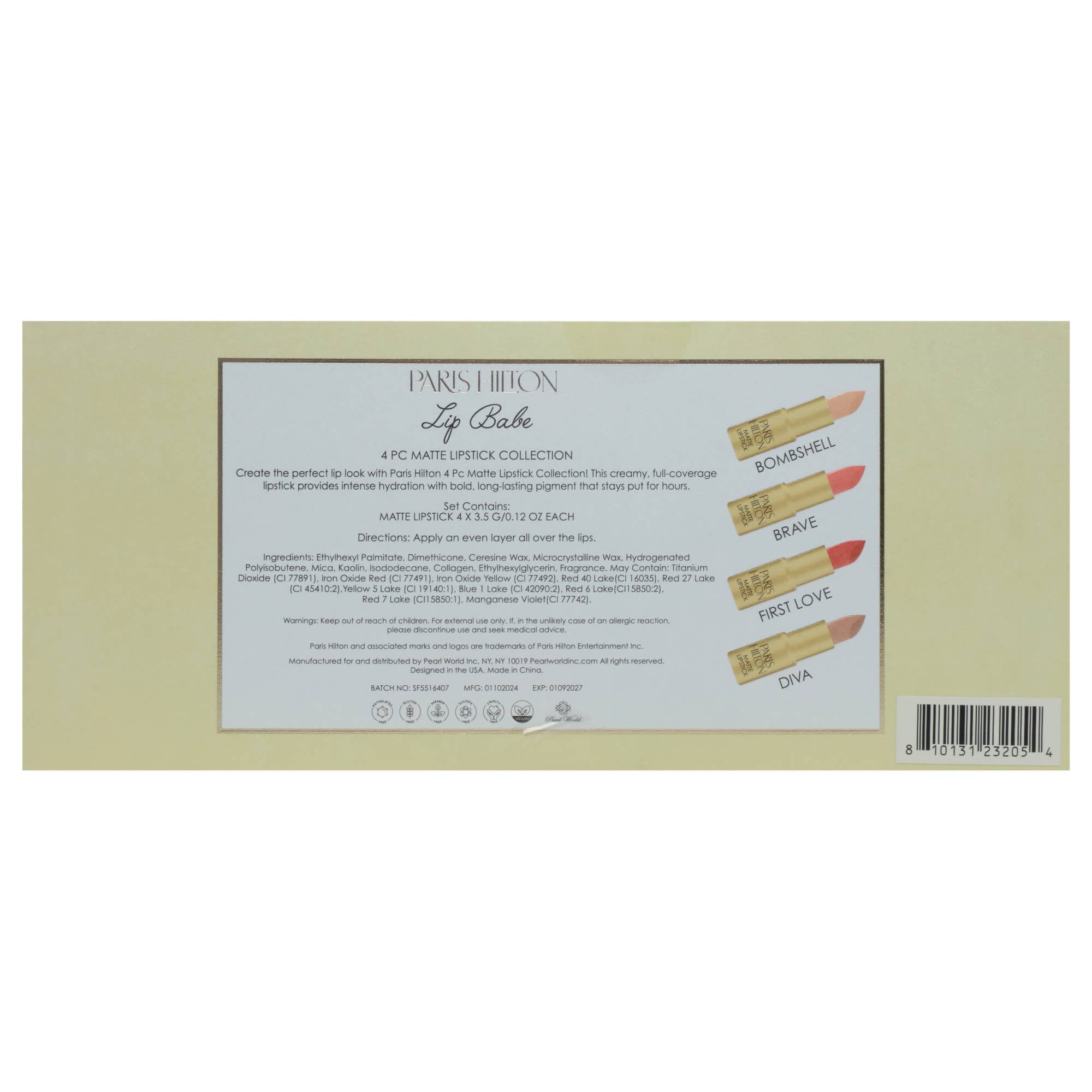 Style Rule - Wholesale Lipstick Set - Matte Lipstick Collection by Paris Hilton Cosmetics - Women6