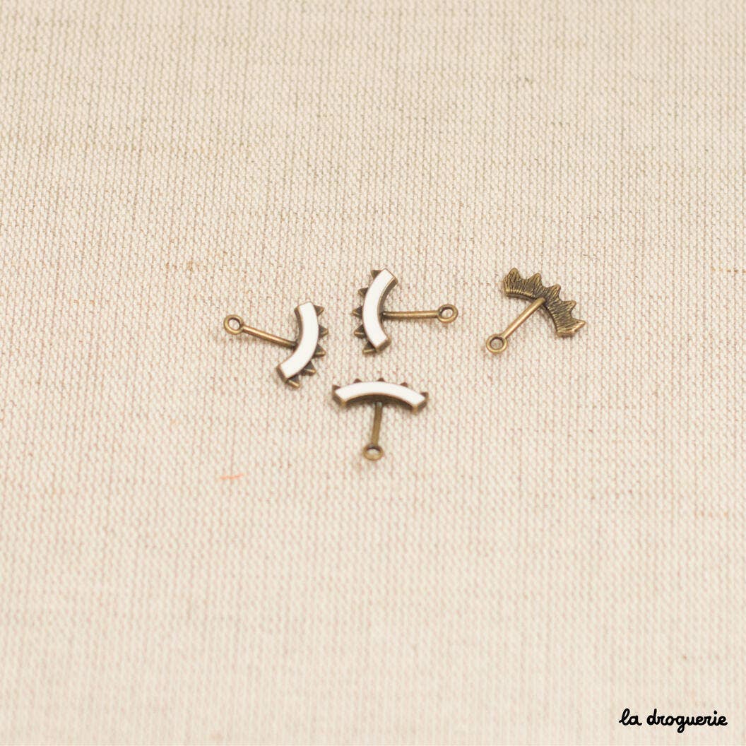 LA DROGUERIE – Großhandel Perlen – Kleines emailliertes Wappen 17 x 15 mm12