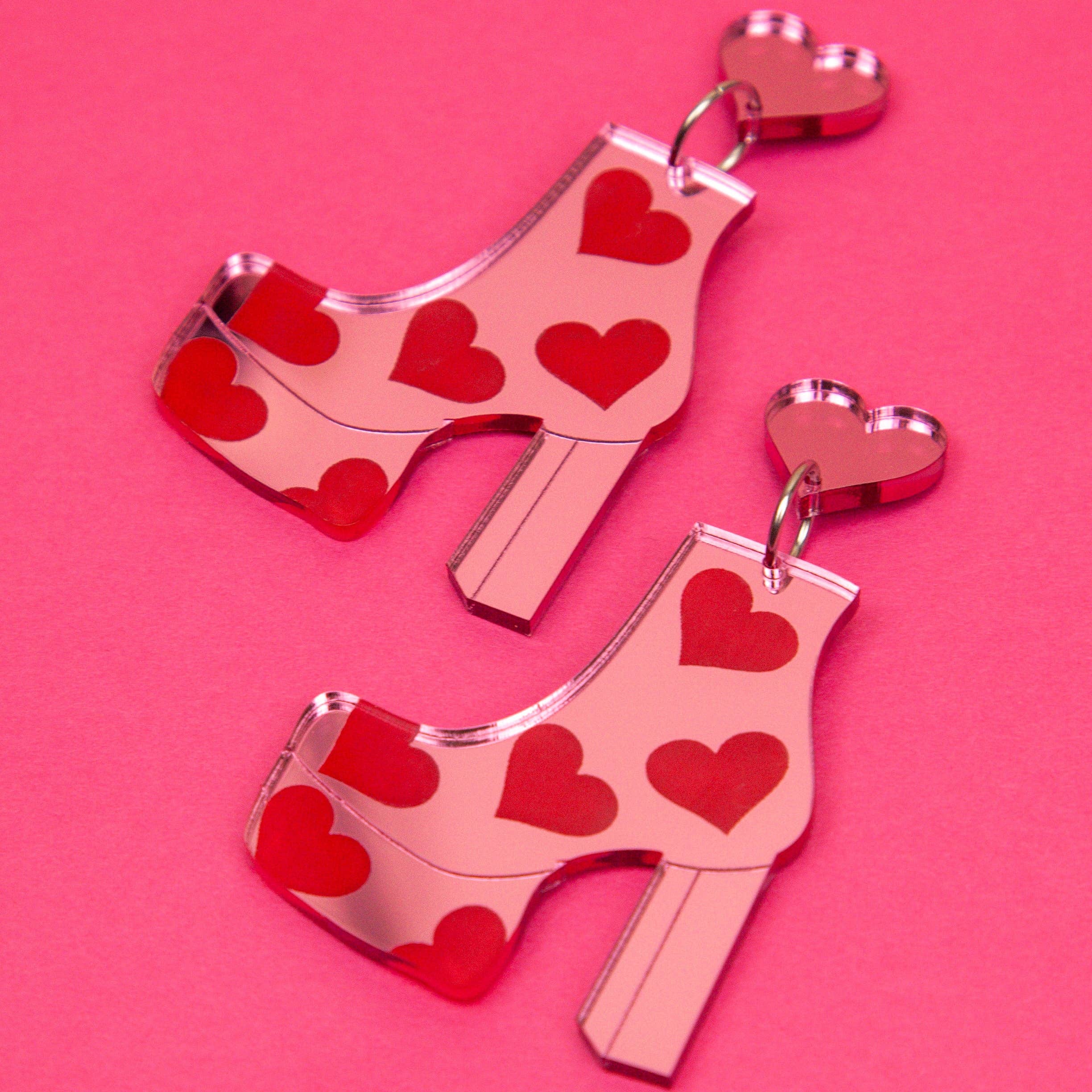 Fairly Odd Shop - Wholesale Dangle Earrings - THE Heart Boots!2