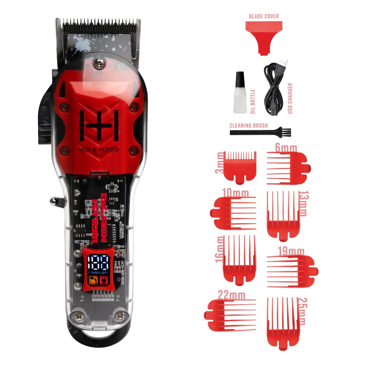 Annie International, Inc. - Wholesale Clippers - Men's - Hot & Hotter Pro Rechargeable Clippers Black Venom1