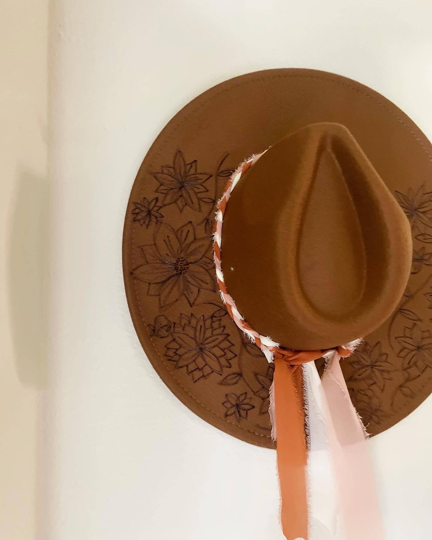 Krew Designs - Wholesale Cowboy Hat - Women's - Sunflowers & Luck3