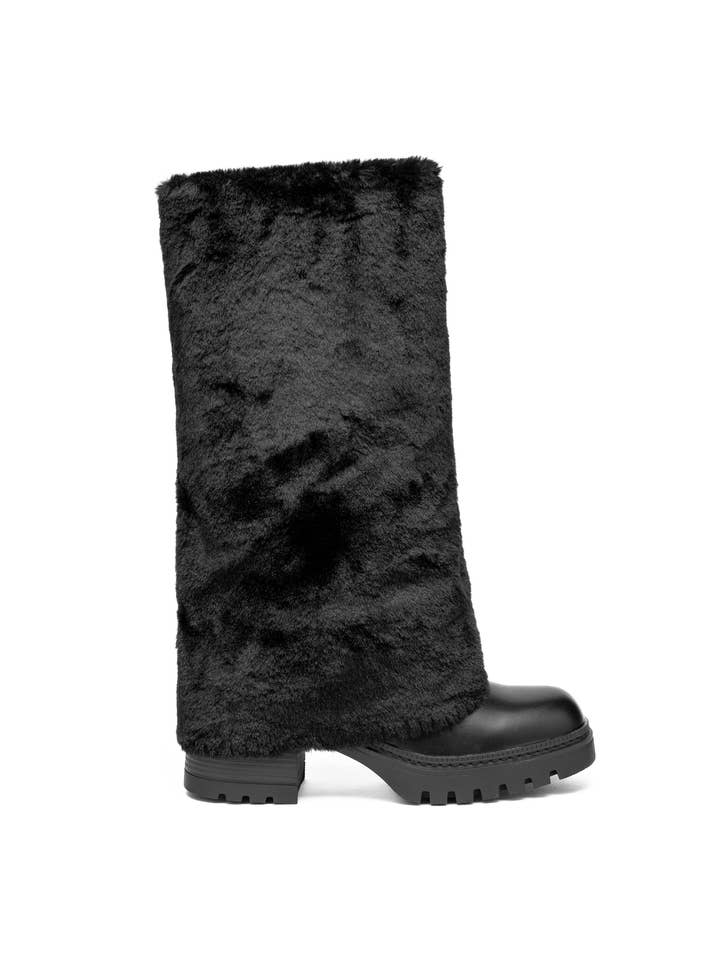C'M PARIS - Wholesale Boots - Women's - Après-Ski Boot with Faux Fur Gaiter 30204