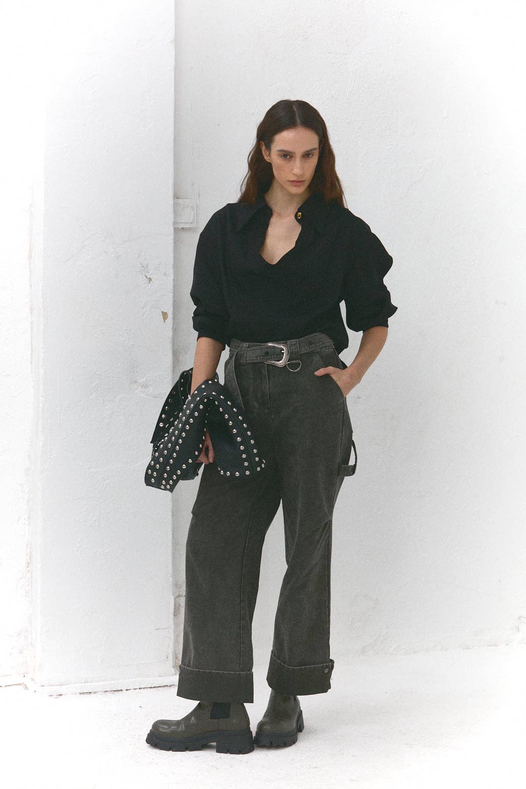 SUNDAY LIFE - Wholesale Pants - Women's - Judith-Wide Leg Pants with Marked Hem1