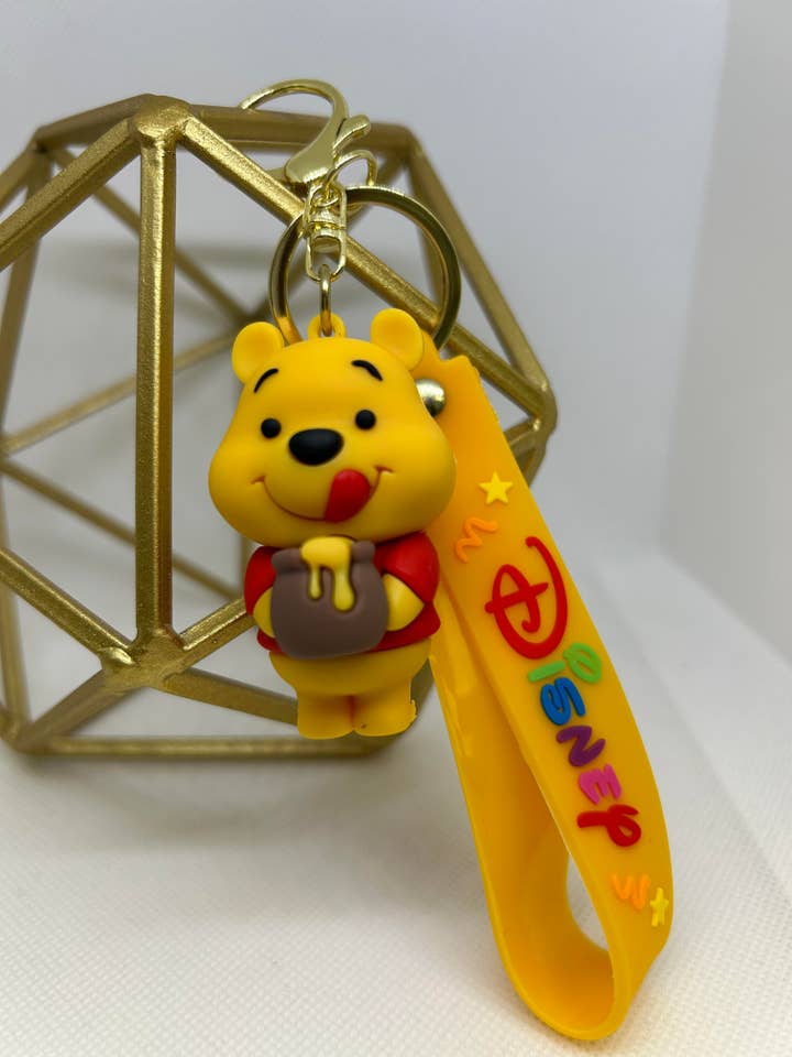 3D Disney Cartoon Winnie The Pooh Keychain for wholesale by SAVIOL