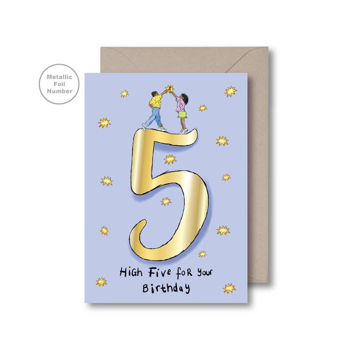 Alto 5! Cartão por atacado de KitsCH Noir