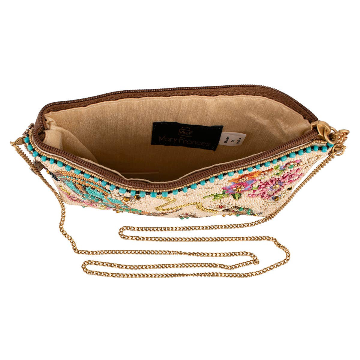 Mary Frances Accessories - Wholesale Crossbody Bag - Women's - On The Range Western Boots and Horseshoe Ivory Beaded Mini4